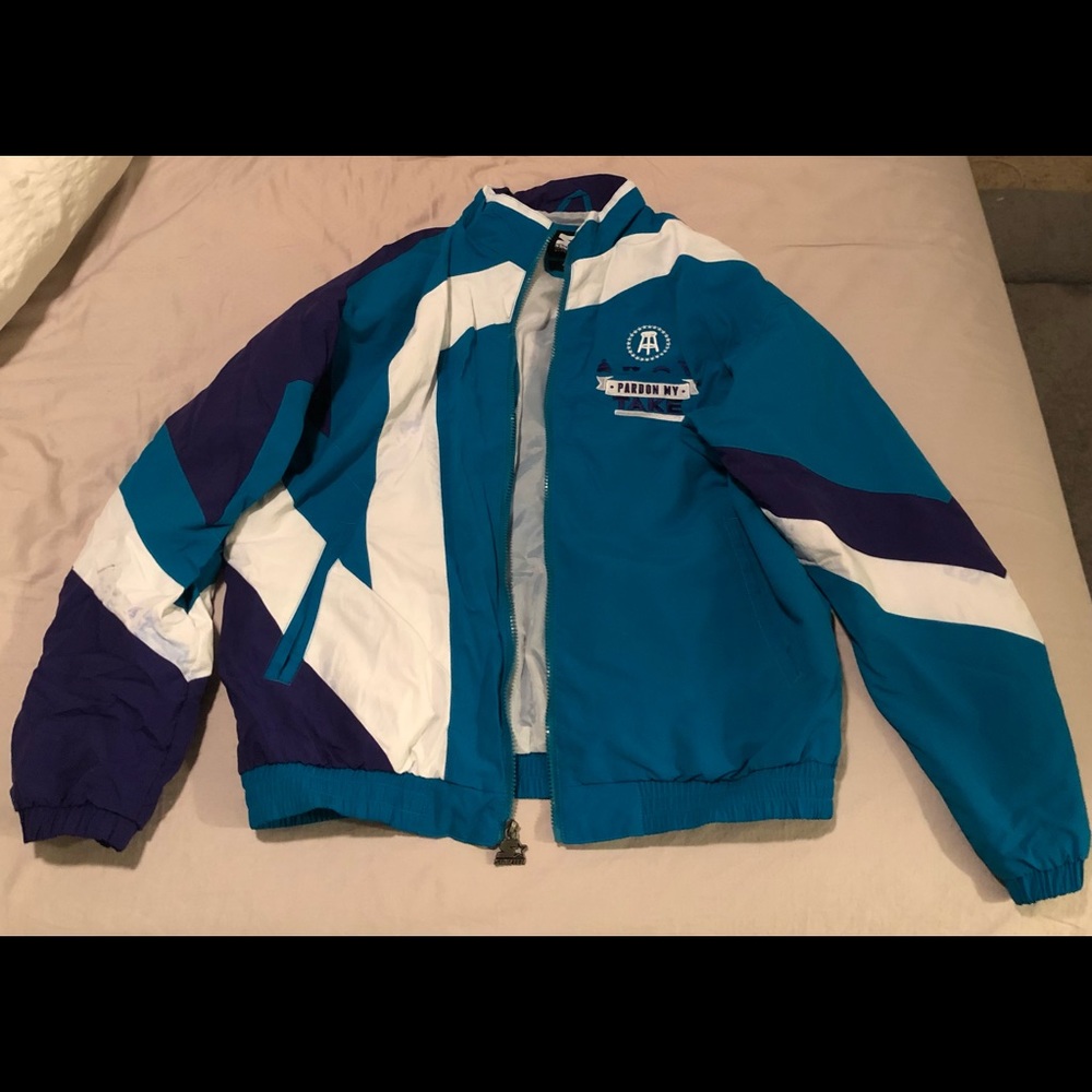 STARTER Blue and White Men's Jacket